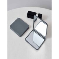 Ống kính mini cầm tay trang điểm, gương hai mặt có thể gập lại cho sinh viên ký túc xá, thiết kế trái tim thủ công