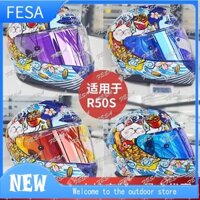 Ống kính mũ bảo hiểm cho kính R50S, khẩu trang, kính nhìn đêm, mạ REVO phổ thông ngày và đêm