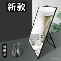 Ống kính nhỏ để bàn, gương HD có thể đứng, gương di động gắn tường, gương trang điểm cho sinh viên ký túc xá, bàn trang điểm gắn tường