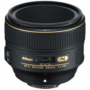 Ống kính Nikon AF-S Nikkor 58mm F1.4 (f/1.4) G