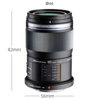 Ống kính Olympus M.Zuiko Digital ED 60mm f/2.8 Macro