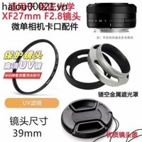 Ống kính quang học Mingjiang xf 27mm F2.8 Thích hợp cho nắp ống kính máy ảnh Fuji + Nắp ống kính + Ống kính UV 39mm