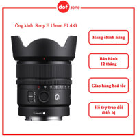 Ống kính Sony E 15mm F1.4 G - Hàng chính hãng