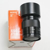 Ống Kính Sony E 50mm F1.8 Đen (SEL50F18) Đen - Cũ