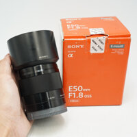 Ống Kính Sony E 50mm F1.8 OSS Đen (SEL50F18) - Cũ