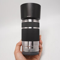 Ống Kính Sony E 55-210mm (SEL55210)  Bạc - Cũ