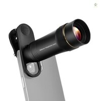 Ống kính tele điện thoại 300MM cho ống kính Zoom Smarphone 10X với kẹp ống kính đa năng Túi đựng vải làm sạch để đi bộ đường dài Cắm trại Quan sát động vật hoang dã Mặt trăng Trò chơi thể thao Buổi hòa nhạc Xem