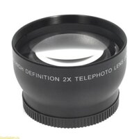 Ống kính tele định nghĩa Doublebuy 52mm 2 0X Ống kính Macro thủy tinh thần cho máy ảnh D5100 D3100 D90 D60 cận cảnh