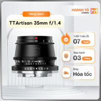 Ống kính Ttartisan 35mm f1.4 for Fujifilm (Black/Silver) cũ đẹp