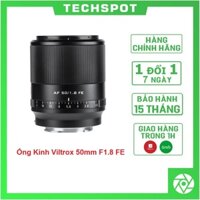 Ống Kính Viltrox 50mm F1.8 For Sony FE | Hàng Chính Hãng | Bảo Hành 15 Tháng