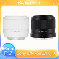 Ống Kính Viltrox 56mm F1.7 Cho Fujifilm X-T4 và Sony E - Tự Động Lấy Nét Chân Dung, Hỗ Trợ APS-C, Gắn Nikon Z, X-T30i, Z