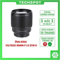 Ống kính Viltrox PFU RBMH 85mm F1.8 STM II cho Sony