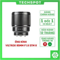 Ống kính Viltrox PFU RBMH 85mm F1.8 STM II cho Fujifilm FX và Sony