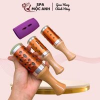 Ống Lăn Ngải Cứu Đồng Đôi Cao Cấp - Dụng Cụ Diện Chẩn