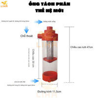 Ống Lắng Phân Hồ Cá Phi 20 25 32mm Kèm Phụ Kiện Giành Cho Bể Cá