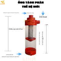 Ống Lắng Phân Hồ Cá Phi 20 25 32mm Kèm Phụ Kiện Giành Cho Bể Cá