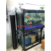 Ống lắng tách phân hỗ trợ hệ lọc tràn dưới