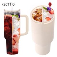 Ống lót chai nước KETTIO, Phụ kiện cốc Bộ chia đồ uống có thể tách rời Hộp đựng bên trong, Tấm lót cốc nước riêng biệt bằng silicon hai hương vị bền bỉ cho cốc 40oz