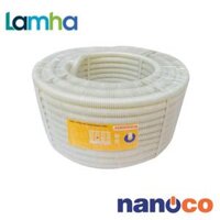 Ống luồn dây điện dạng xoắn (ruột gà) NANOCO FRG32WH (phi 32mm, 25m/cuộn)