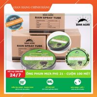 Ống mềm phun mưa đục lỗ sẵn phi 21, 27, 34 và 42 mm dày 0.3mm TẶNG KÈM ĐẦU BỊT ỐNG , bảo hành 12 tháng