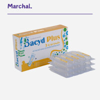 Ống Men Tiêu Hóa Bacyd Plus Bổ Sung 3 Tỷ Lợi Khuẩn Hỗ Trợ Tiêu Hóa Đường Ruột Hộp 4 vỉ x 5 ống 10ml Cho Người Lớn & Trẻ