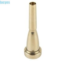 Ống ngậm kèn LACYES, Thiết kế mạ hợp kim Ống ngậm nhỏ, Phụ kiện nhạc cụ Thay thế 7C 5C 3C Đầu nối miệng Trumpet Bạc Nhạc cụ bằng đồng thau