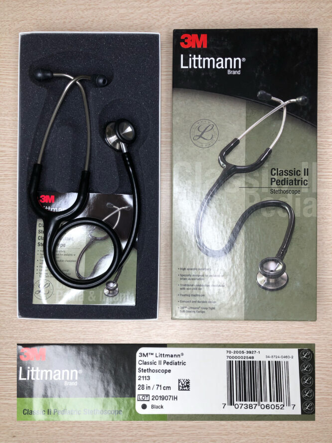 Ống Nghe Littmann Classic II Pediatric - Đen thường 2113