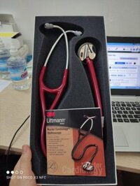 Ống Nghe Littmann Master Cardiology 2163 Burgundy [ỐNG NGHE CAO CẤP]