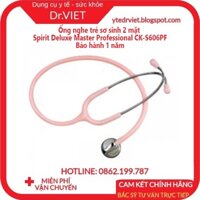 Ống nghe trẻ sơ sinh 2 mặt - Spirit Deluxe Master Professional CK-S606PF - khám chữa bệnh cho các bệnh nhi - Drviet