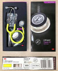 Ống nghe y khoa 3M LITTMANN CLASSIC III 5839 màu Vàng chanh