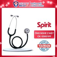 Ống nghe y tế cao cấp Spirit CK-SS601PF 2 màng nghe, áp dụng công nghệ lọc tạp âm | BH 12 tháng