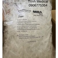 Ống nghiệm liền nắp 1.5ml, Ống eppendorf 1.5ml Midamec (Bịch 1000 cái)