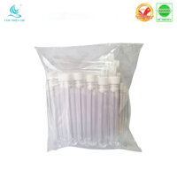 Ống nghiệm nhựa PS 5ml 12x75mm có nắp không nhãn Bộ 100 ống HTM