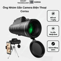 Ống nhòm 1 mắt gắn camera điện thoại Corisu Nhìn rõ nét có chỉnh tiêu cự ống nhòm