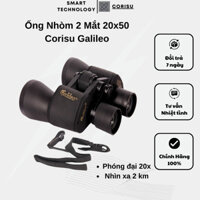 Ống Nhòm 2 Mắt 20x50 Galileo - Phóng Đại 20 Lần Điều Chỉnh Khoảng Cách, Tiêu Cự Săn Ong Cực Tốt
