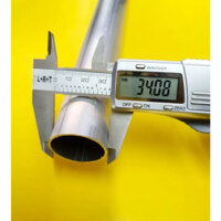Ống Nhôm Pi 34 x dầy 1.2 mm / NHÔM CHẤT _ BỀ MẶT NHÔM MỘC / Dài 1 m + 1 m 50 + 2 m / Vatlieu3s .