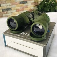 Ống nhòm quân đội 2 mắt Binocular 10x50 góc cực rộng - Tặng kèm túi đựng