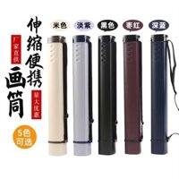 Ống nhựa đựng giấy CREATE YOUR DREAM có thể kéo dài đựng được giấy khổ A0 đến A4, lưu trữ chống nước, có dây đeo chéo