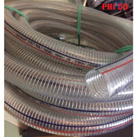 Ống nhựa mềm lõi thép Phi 50( D50) hàng nhập khẩu chuyên dẫn dầu, dẫn nước..., đơn giá 2m