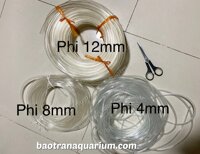 Ống nhựa PVC - Ống dẫn khí Co2, khí Oxy, ống dẫn nước hồ cá cảnh