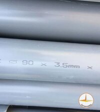 Ống Nhựa PVC rẻ 90 x 3.5mm