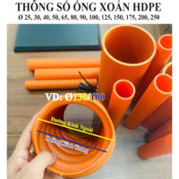 [ỐNG NHỰA XOẮN HDPE] ỐNG NHỰA CAM GÂN XOẮN HỆ THỐNG CÁP ĐIỆN NGẦM Ø250
