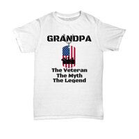 Ông nội Cựu chiến binh Huyền thoại Áo sơ mi huyền thoại - Quân đội Ex Army Grandfather Tee