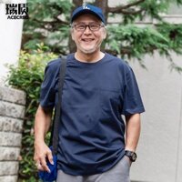 Ông Nội Mùa Hè Quần Áo Người Cao Tuổi Trung Niên Quần Áo Nam Bố Áo Thun Tay Ngắn Bố Trung Niên Người Cao Tuổi Quần Áo Áo Cao Cấp