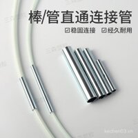 Ống nối thẳng, ống thép mạ điện, đường kính trong 2/3/4/5/6/8/10mm, khớp nối đầu cuối bằng sợi thủy tinh, phụ kiện lều GSGQ