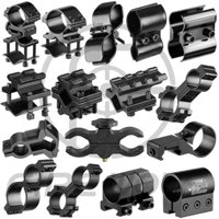 Ống Nước Chân Đế 20 Đèn Pin Cố Định Đường Sắt Hồng Ngoại Kẹp Ống Thấp Bướm 8-Cacter Cố Định Theo Dõi 16 Mm Ống Kẹp