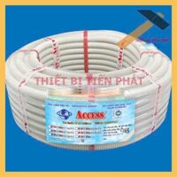 Ống Ruột Gà Access 16mm Màu Trắng Cuộn Dài 50m Chính Hãng TIẾN PHÁT
