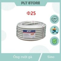 Ống ruột gà , Ống đàn hồi luồn dây điện tự chống cháy D25 Sino SP9025CM (Cuộn 40m)  New