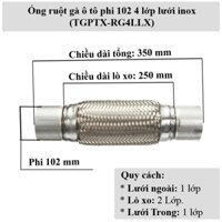 Ống ruột gà ống xả ô tô phi 102 (Đường kính 102)