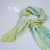 [Óng Silk] Khăn choàng cổ lụa tơ tằm - nhuộm loang